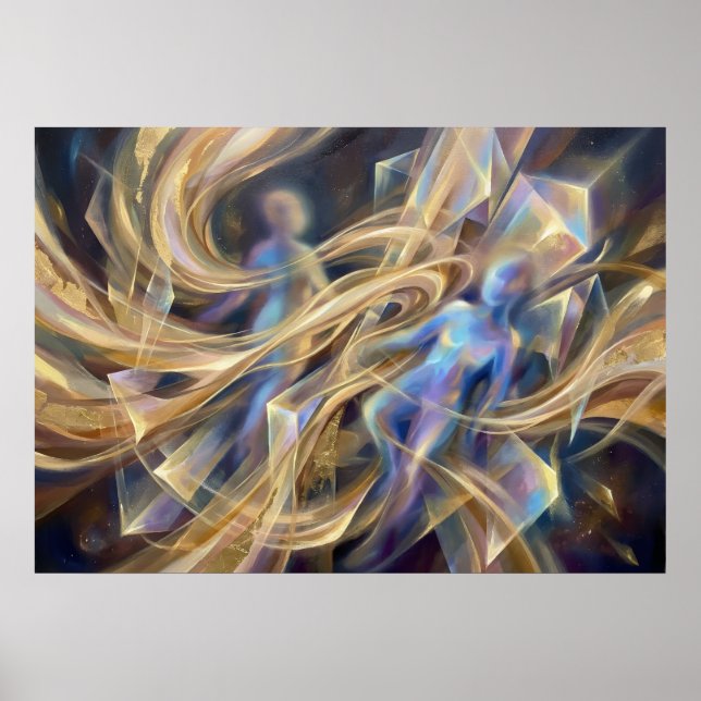 Ein Strom reiner Absicht" Poster (Vorne)