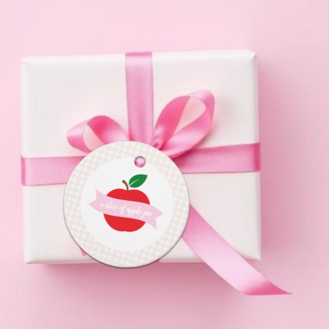 Ein Stück Apfelkuchen Geschenkanhänger (Von Creator hochgeladen)