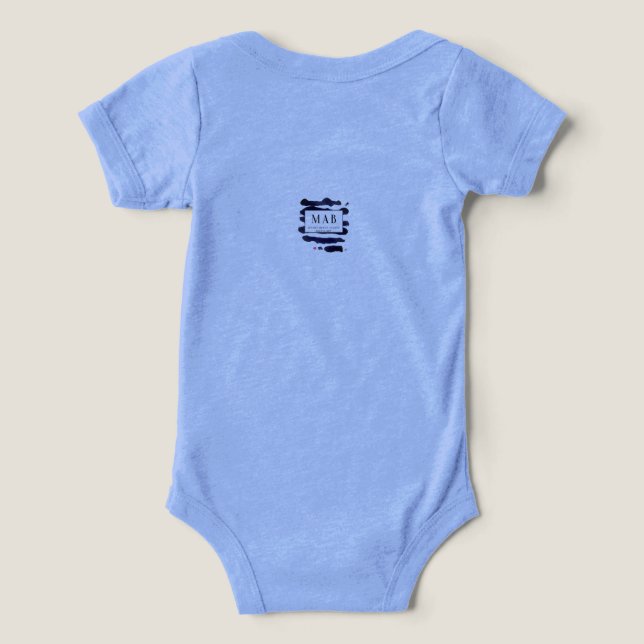 Ein Stück Baby mit origineller Kunst (Design Rückseite)