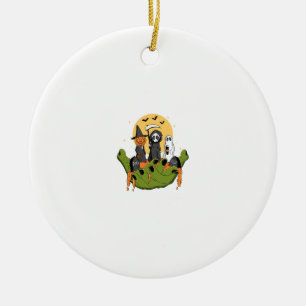 Ein Stück Halloween Keramik Ornament
