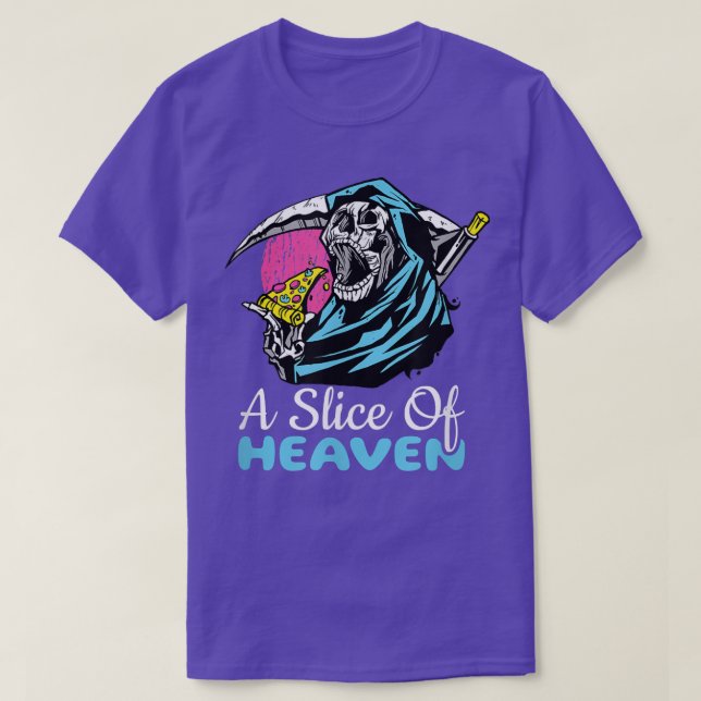 Ein Stück Himmel, Pizza-Sensenmann  T-Shirt (Design vorne)