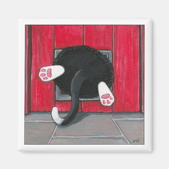 Ein Stück Katzenmagnet Magnet (Vorne)