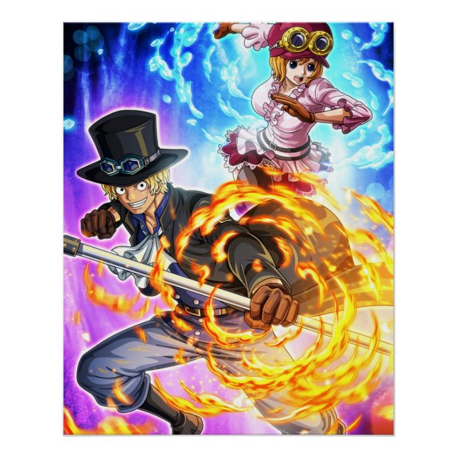 Ein Stück , Law , Luffy und Captain Kid Poster (Vorderseite)