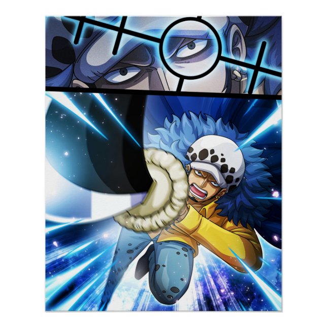 Ein Stück , Law , Luffy und Captain Kid Poster (Vorderseite)