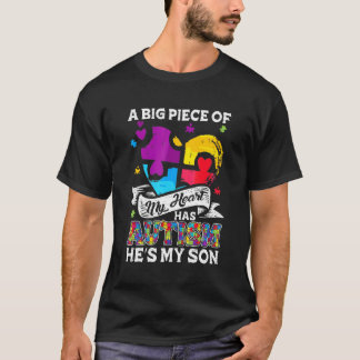 Ein Stück Meines Herzens Hat Autismus Mein Sohn T-Shirt