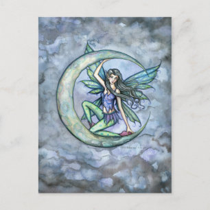 Ein Stück Mond Fairy Art Postkarte