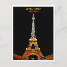 Ein Stück Paris senden: Eiffelturm Postkarte
