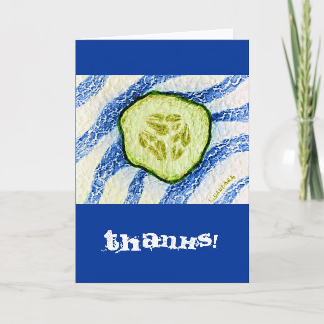 Ein Stück Sommer Dankeskarte (Vorderseite)