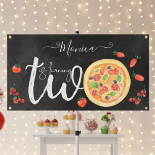 Ein Stück Spaß, zweiter Geburtstag Banner