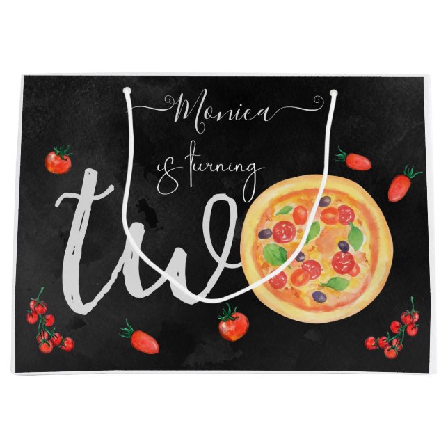 Ein Stück Spaß, zweiter Geburtstag Große Geschenktüte (Vorderseite)