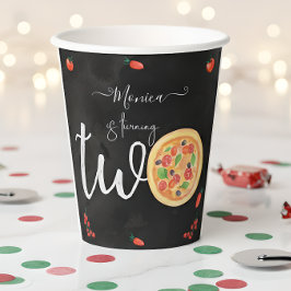 Ein Stück Spaß, zweiter Geburtstag Pappbecher