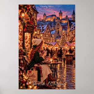 Ein Stück Weihnachten Nuremberg Deutschland Poster