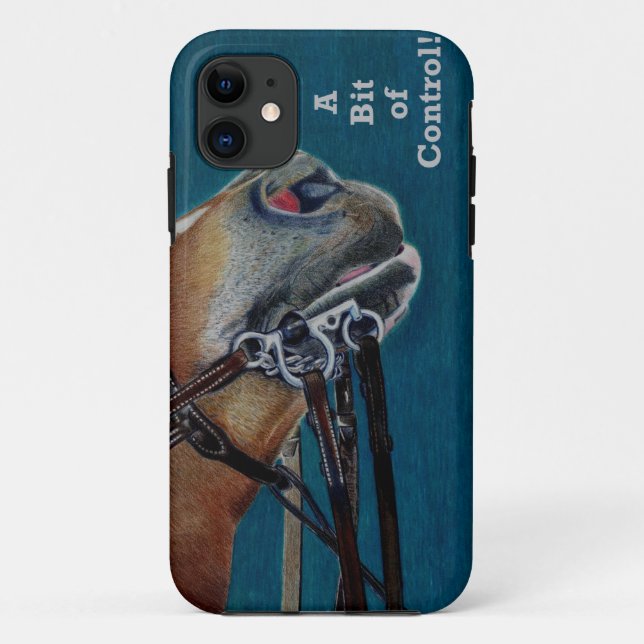 Ein Stückchen der Kontrolle! Pferdezaum iPhone 5 Case-Mate iPhone Hülle (Rückseite)
