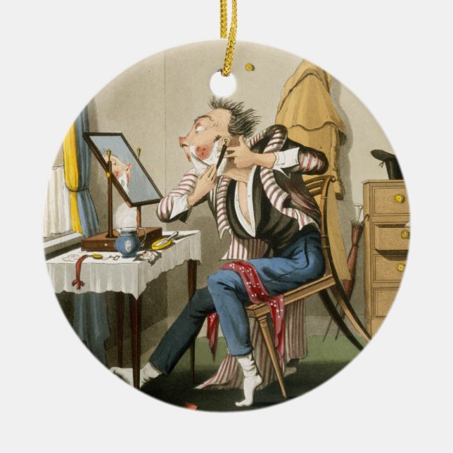 Ein stumpfes Rasiermesser, Kneipe. durch Jagd 1827 Keramikornament (Vorne)