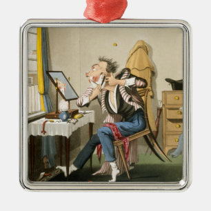 Ein stumpfes Rasiermesser, Kneipe. durch Jagd 1827 Silbernes Ornament