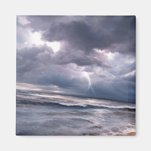 Ein Sturm auf See Magnet (Vorne)