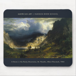 Ein Sturm im Rocky Mountains Schöne Malerei Mousepad