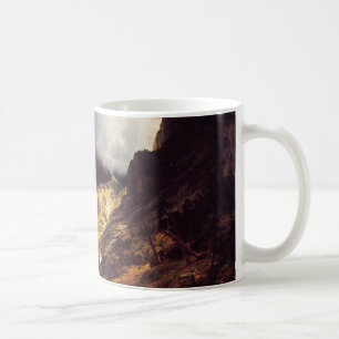 Ein Sturm in den Rocky Mountains, Bierstadt Albert Kaffeetasse