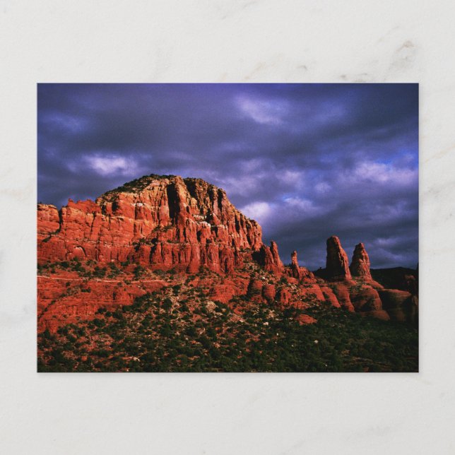 Ein Sturm kommt Postkarte (Vorderseite)