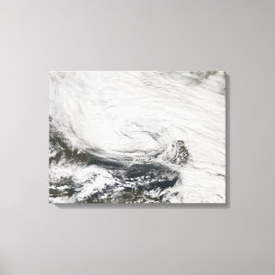 Ein Sturm über dem Schwarzen Meer und dem Meer von Leinwanddruck