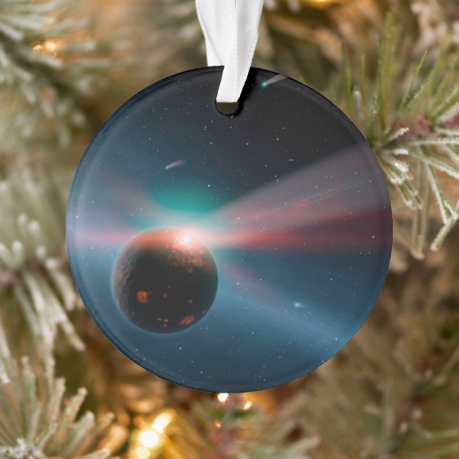 Ein Sturm von Kometen im Eta Corvi-System. Ornament (Baum)