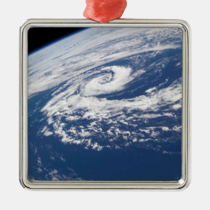 Ein subtropischer Zyklon Ornament Aus Metall