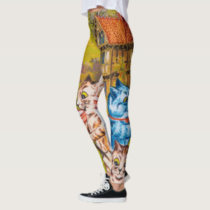 Ein Summer Tee Party von Louis Wain Leggings