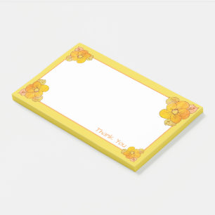 Ein süß gelb danke, dass Sie Office Post Es beacht Post-it Klebezettel