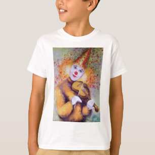 Ein süßer Clown, der Geige spielt T-Shirt