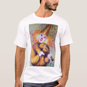 Ein süßer Clown, der Geige spielt T-Shirt