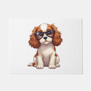 Ein süßer Hund King Charles Spaniel KOPIE Fußmatte