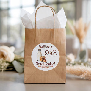 Ein süßer Keks! Erste Geburtstagsfeier Runder Aufkleber