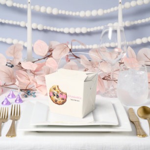 Ein süßer kleiner Cookie Rosa Babyparty-Geschenk Geschenkschachtel