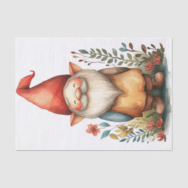 Ein süßer kleiner Gnome Seidenpapier