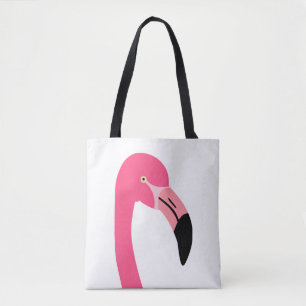 Ein süßer rosa Flamingo isoliert