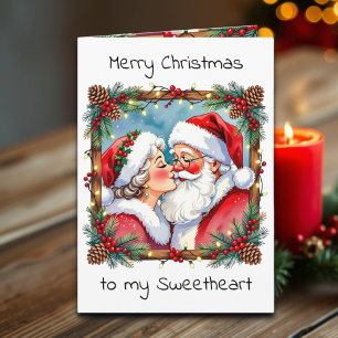 Ein süßes altmodisches Weihnachten   Mr und Mrs Cl