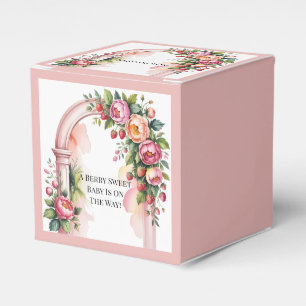 Ein süßes Baby ist unterwegs - Babyparty Geschenkschachtel