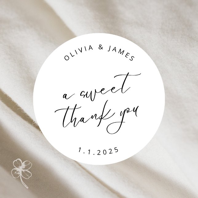 Ein süßes Dankeschön an Aufkleber (Von Creator hochgeladen)