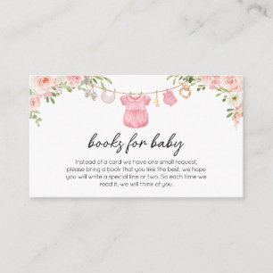 Ein süßes Girl Baby Kleidungsbücher für Baby Begleitkarte
