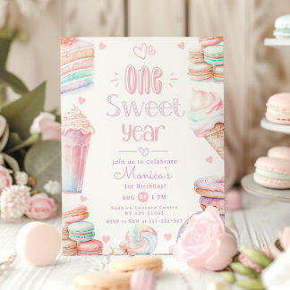 Ein süßes Jahr 1. Geburtstag Einladung