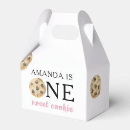 Ein süßes Keks und ein Milchmädchen zum ersten Geb Geschenkschachtel