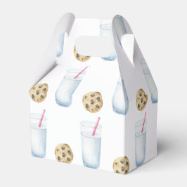 Ein süßes Keks und ein Milchmädchen zum ersten Geb Geschenkschachtel