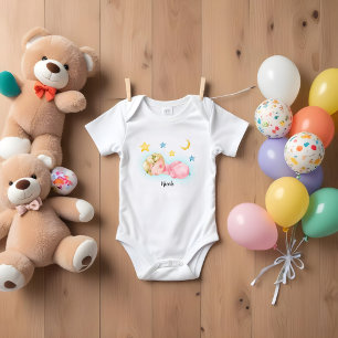 Ein süßes kleines Mädchen Baby Strampler