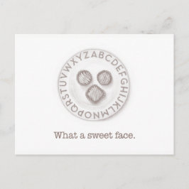 Ein süßes Truffelgesicht Postkarte
