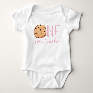 Ein Sweet Cookie zum ersten Geburtstag Baby Strampler