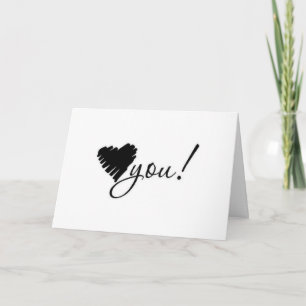 EIN SYMBOL VON "MEINE LIEBE" FÜR IHRE LIEBE KARTE