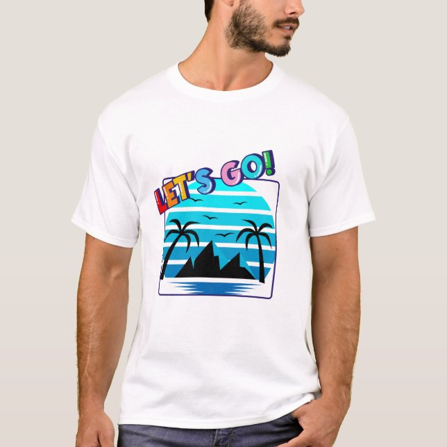 Ein T - Shirt am Sommerstrand (Vorderseite)