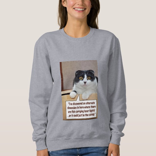 Ein T-Shirt mit alternativer Dimension Sweatshirt (Vorderseite)