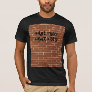 Ein T - Shirt mit Brillenwand und eigenem Text