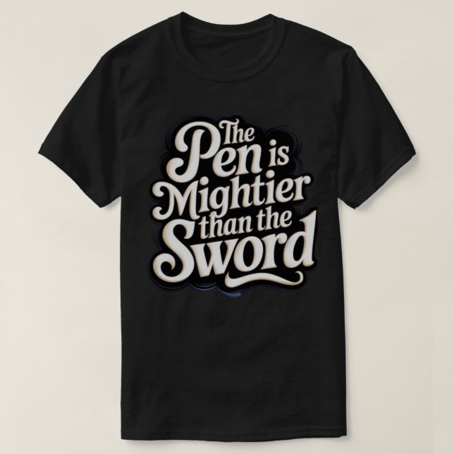 Ein T - Shirt zur Typografie (Design vorne)